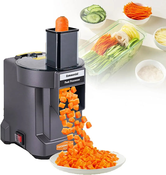 Hachoir à légumes électrique, broyer et trancher, trancheuse et broyeuse multifonction pour couper en dés, outil de préparation des aliments efficace