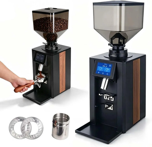 Moulin, Moteur, broyeur à grains de café, 83 Mm, 58 mm, professionnel, noir, pour Café Black