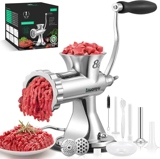 Ouverture: 8mm, Huanyu Broyeur à viande et charcuterie Suffage Stuffer de remplissage pour charcuterie