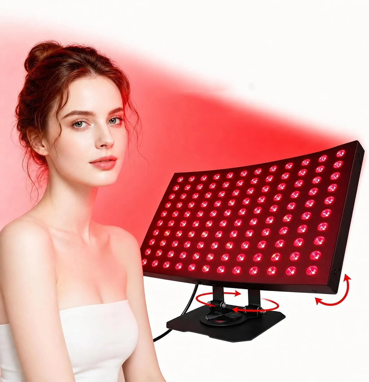 Lampe, 300 W, 660 nm, 850 nm, rouge, pour le visage