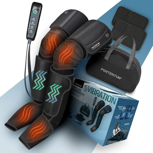 Masseur, 5 niveaux, fonction chauffante, pour la douleur et la circulation avec chaleur et vibrati, PORTENTUM