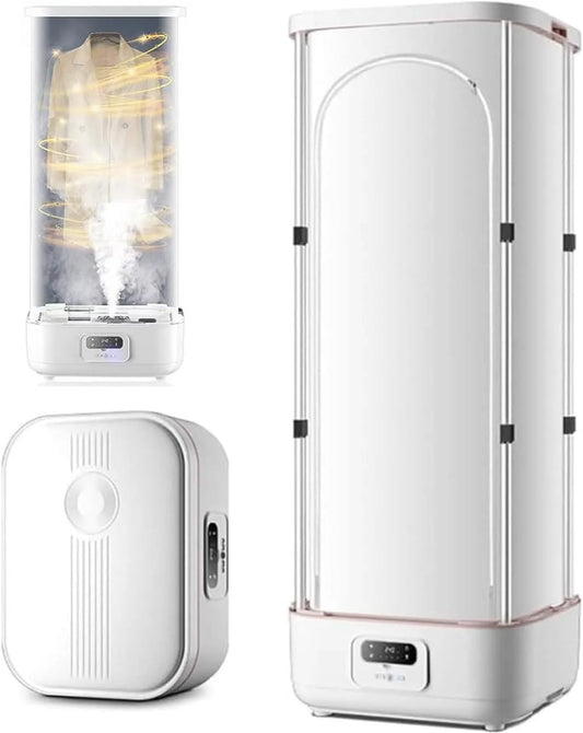 Sèche-linge, 900 W, portable, vapeur, Fer à Vapeur Vertical, Machine à Repasser Automatique 900 W, Machine D'entretien Vêtements Portable
