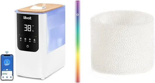 45H Dual150 Humidificateur, 4.5 L, 26 dB, Wi-Fi, silencieux, pour humidificateur, LEVOIT