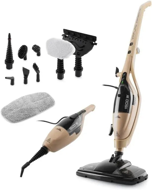 Nettoyeur vapeur, 1000 W, ETA, grand réservoir, fente vapeur avec pression de vapeur de 3 bar, câble de 5 m et kit d'accessoires de 9 pièces