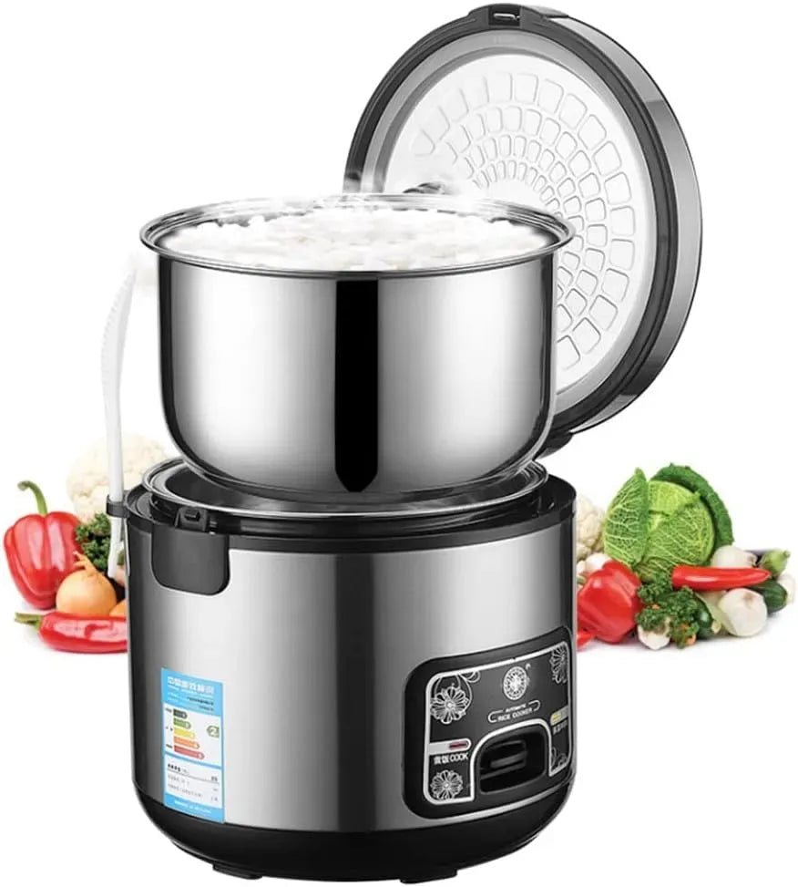 Cuiseur, cuiseur à riz électrique, 2 L, 240 V, revêtement antiadhésif, acier inoxydable, fonction chauffante, ZHANGMIN