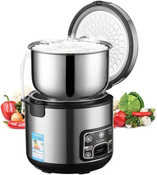 Cuiseur, cuiseur à riz électrique, 2 L, 240 V, revêtement antiadhésif, acier inoxydable, fonction chauffante, ZHANGMIN