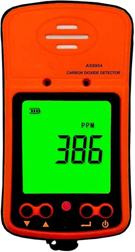 Moniteur CO2, portable, écran pour ordinateur, Détecteur, Précis Détecteur de gaz de Détecteur de dioxyde de Carbone