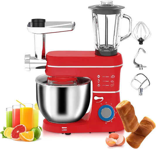 Blender, 10 L, 1400 W, professionnel, rouge, Robot Cuisine Multifonction 10L, Robot Cuisine 1400W