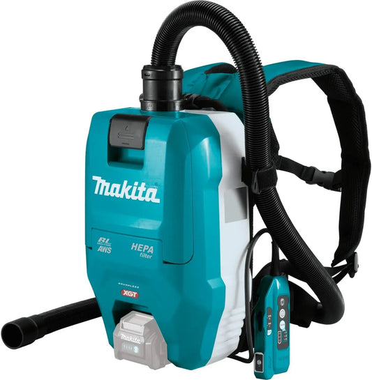 Makita VC009GZ01 Aspirateur, 40 V, noir, AWS, appareil électrique d'aspiration, Aspirateur à Dos sans Fil 40 V Max