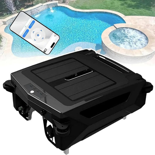 robot nettoyeur de piscine, application, 2 modes, sans fil