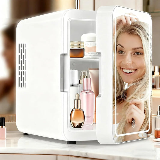Réfrigérateur, 12 L, Alimentation AC/DC, appareil frigorifique électrique, Mini Frigo Skincare