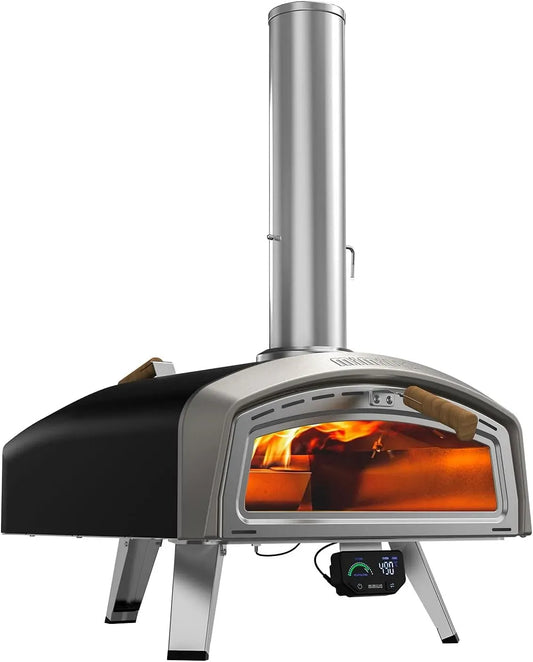 Four électrique à pizza, 16 pouces, extérieur, Pierre à Pizza 41 cm, Cuisson en 90 Secondes
