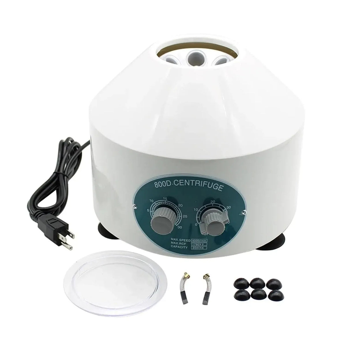 800D Agitateur automatique, Centrifugeuse de bureau équipé de rotor 6x20 ml, 4 000 tr/min