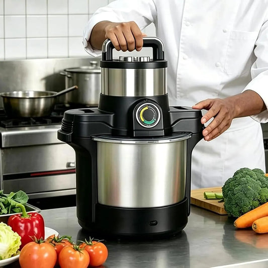 Robot, 6 L, 1600 W, minuteur, professionnel, restaurant, pour 5 à 6 Personnes, JOSBY