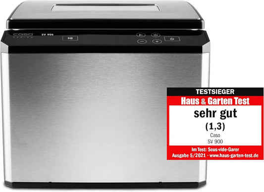 Caso SV900 Cuiseur, appareil de cuisson sous vide, 30 à 90 °C, pour jusqu'à 5 portions