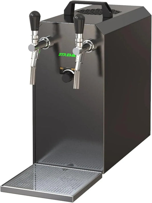 Refroidisseur, 2 L, 55 l/h, acier inoxydable, Tireuse à bière Stream 50 Ensemble Complet avec Refroidisseur Direct 2 l