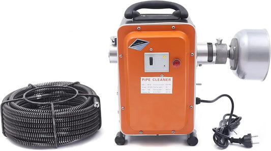 Machine de nettoyage, 750 W, 20 m, déboucheur de canalisations