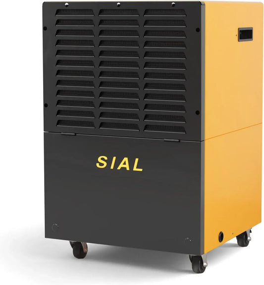 Déshumidificateur 80L/Jour C80C, 13.6 L, industriel, grand réservoir, 350㎡