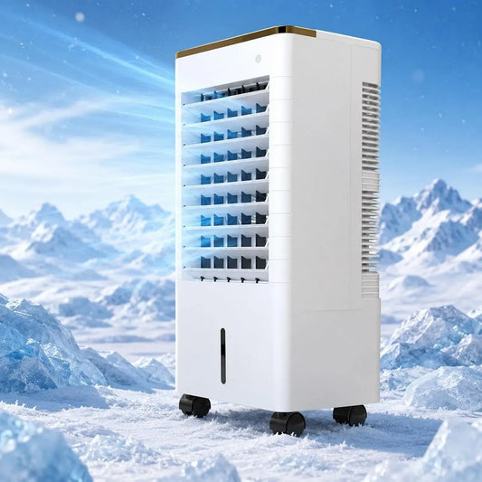 Rafraîchisseur d'air 12H, portable, minuteur, oscillation, silencieux, Ventilateur Portable, Oscillation Automatique