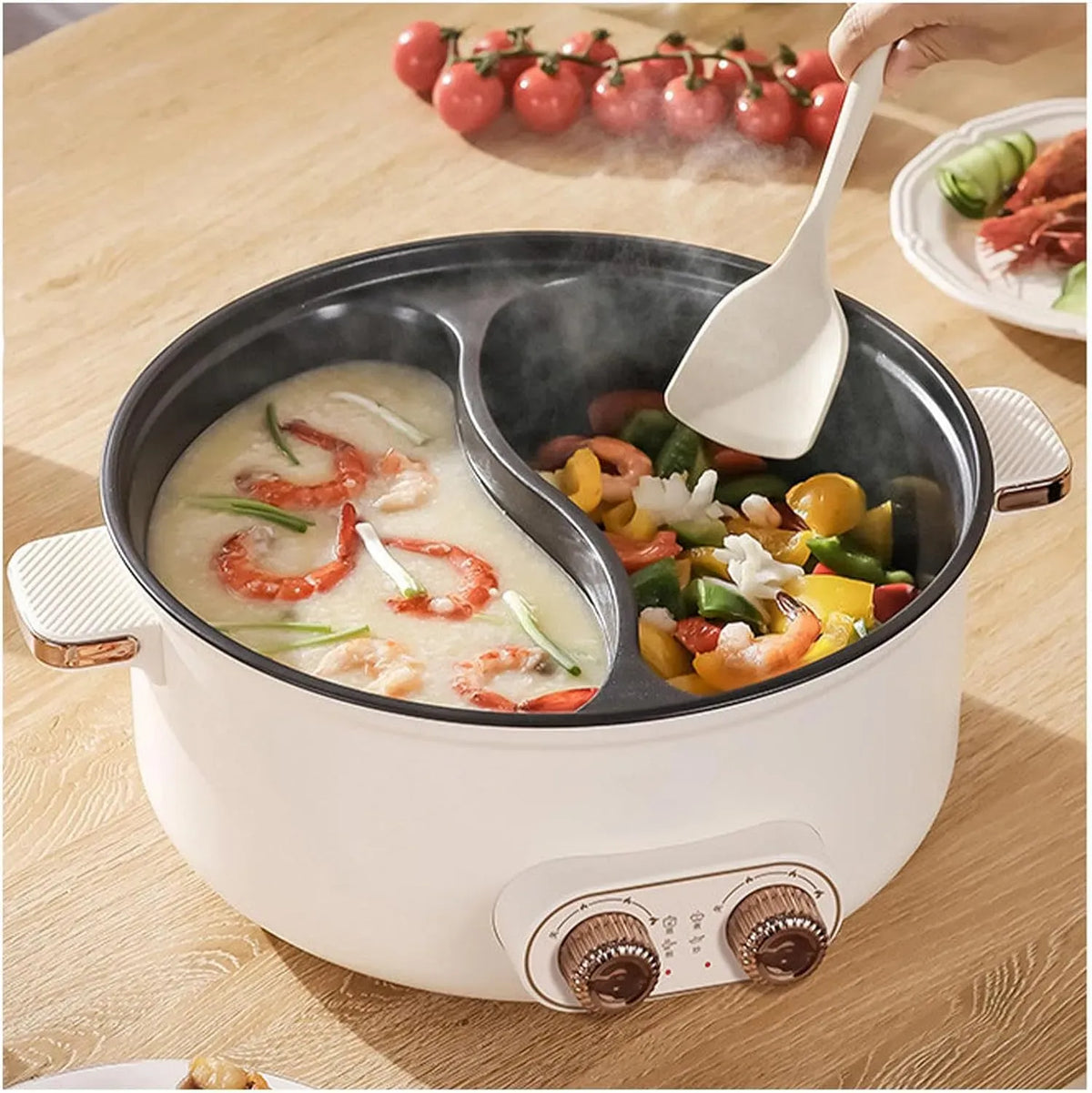 Ustensile de cuisson, 6.5 L, revêtement antiadhésif, IP65, 2 Filets Non éTanches