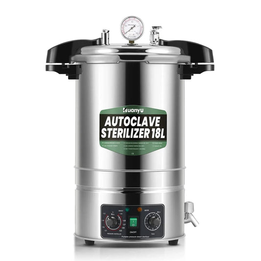 Stérilisateur, appareil électrique de stérilisation, 18 L, vapeur, pour laboratoires Universités
