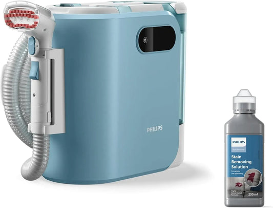 Philips XW3192/11 Aspirateur, dalle IPS, vapeur, Embout 3 en 1 pour élimination des tâches, Shampouineuse Vapeur
