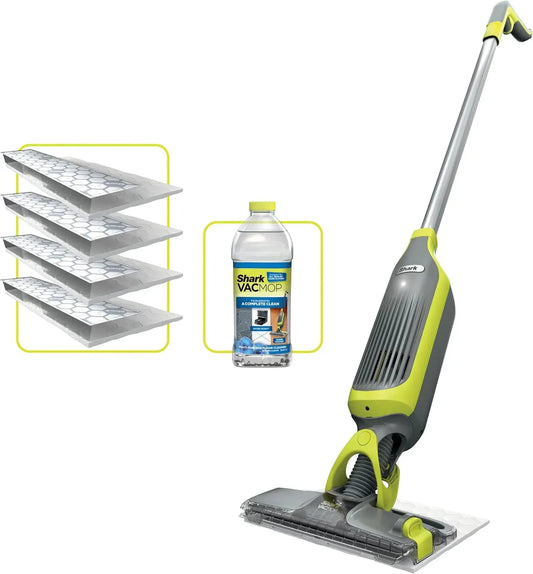 Aspirateur 2-en-1 VM200EU, gris, Nettoyant Multi-Surface pour sols de 355 ML, 4X tampons jetables, Moins de 2 kg