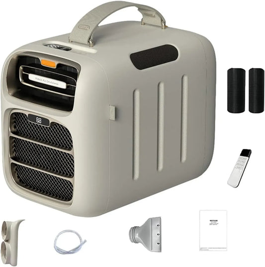 Climatiseur, portable, 3 vitesses, camping, idéal pour une utilisation en camping-car et tente, 3 vitesses de vent