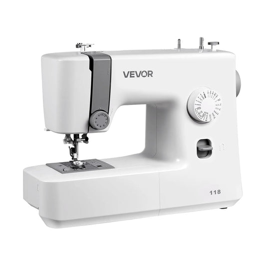 VEVOR Machine à Coudre, Portable, machine à coudre électrique, éclairage LED, pour Travaux Manuels et Réparations