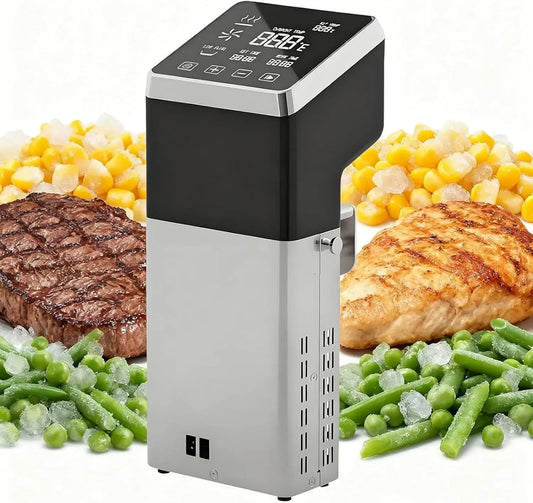 Radiateur électrique IPX8, 1600 W, IP65, minuteur, professionnel, silencieux, acier inoxydable, Cuisson sous Vide Commercial 1600W