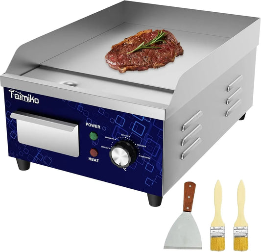 barbecue, Plancha, 50 à 300 °C, gril, professionnel, fonte, acier inoxydable, TAIMIKO