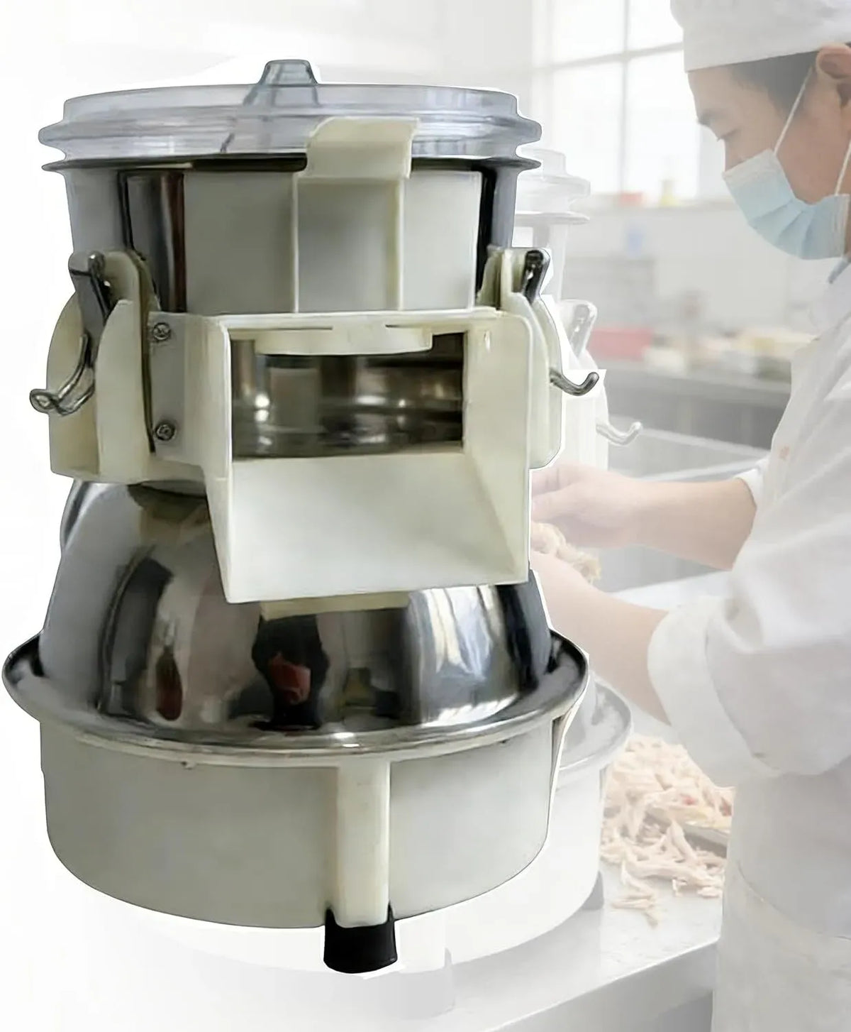 Effilocheur électrique pour Poulet Et Bœuf Cuits, Effilochage Facile Et Rapide pour Vos Repas, Hachoir à Viande pour usage professionnel 180 W