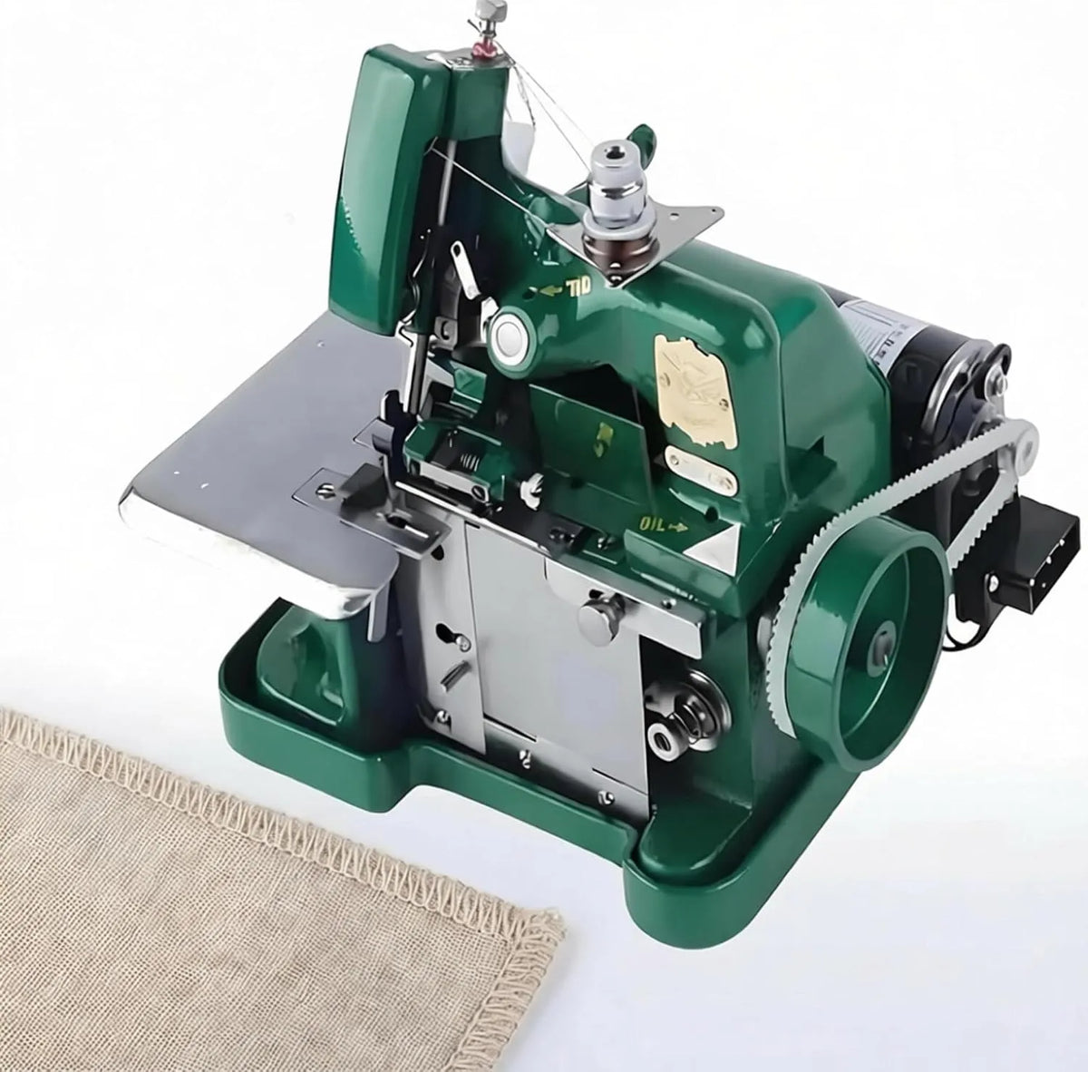 3000SPM Machine de surjeteuse, industriel, vert
