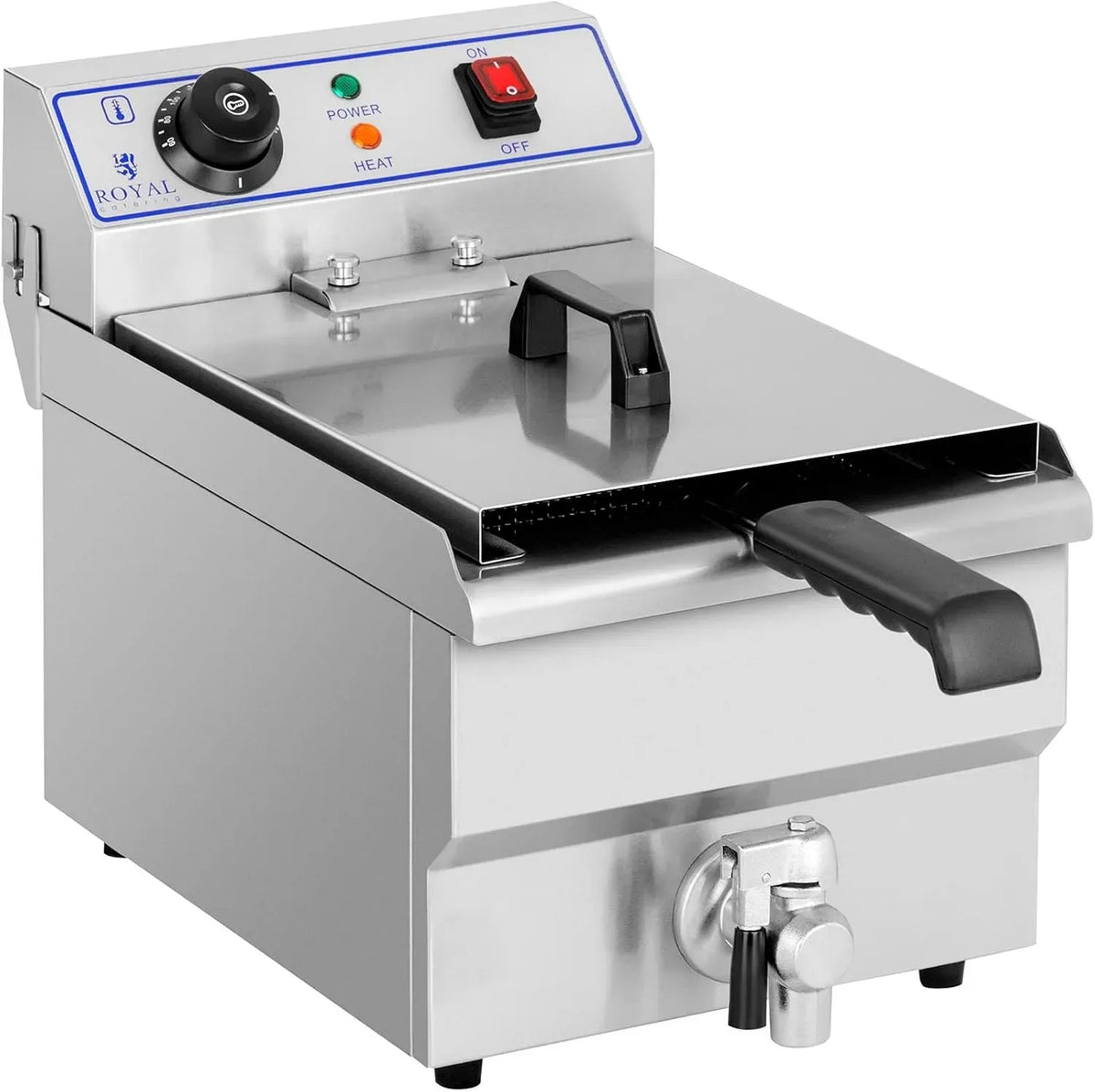 Robinet de cuisine RCEF-16DH, 10 L, 200 W, thermostat, professionnel, restaurant, restauration, 2 zones de température