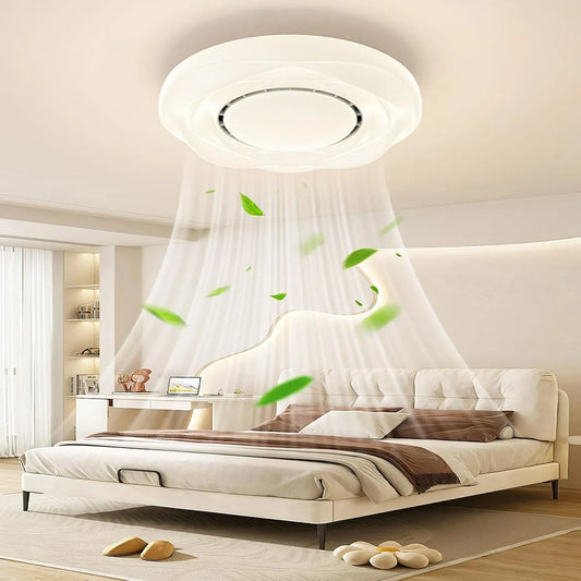 Ventilateur 3CCT K-5700, minuteur, silencieux, blanc, 3000 K, 6 vitesses