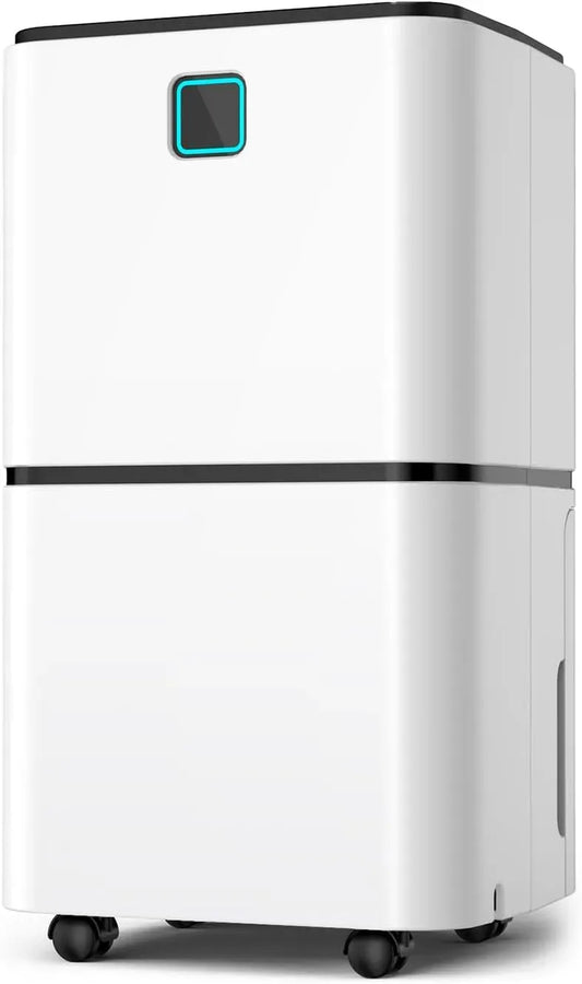 Déshumidificateur, 2.14 L, HUMILABS 12L/Jour, grand réservoir, Pour espace de 25-35 m², Écran LED, réservoir d'eau 2