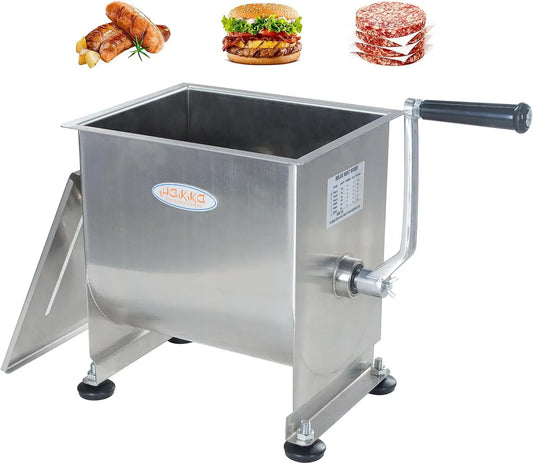 Blender, 10 L, professionnel, 7 kg Max, mixeur électrique, Hakka Mixeur à Viande Professionnel d'une Capacité de 10 L