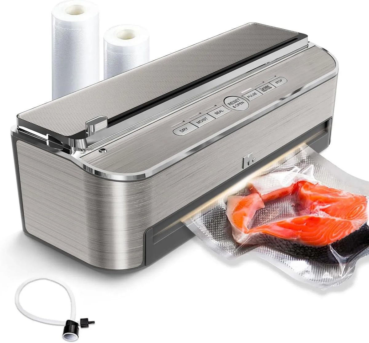 Rouleaux/5 85kPa/120W appareil de mise sous vide alimentaire, Machine, 11,8 pouces, 120 W, 2 modes
