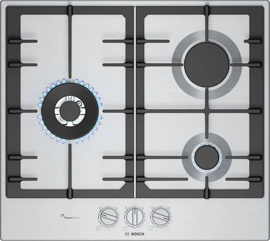 Bosch PCC6A5I90 Plaque de cuisson à gaz, table de cuisson à gaz, Série 6