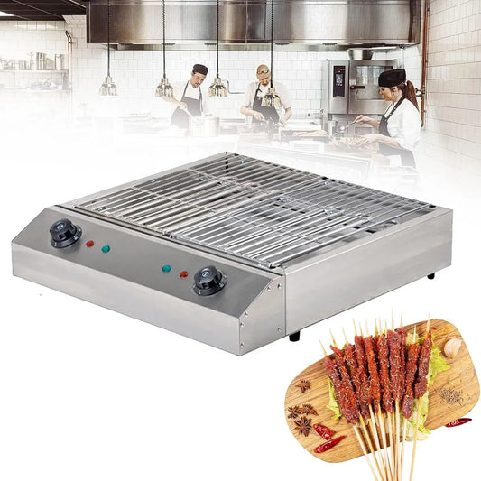 Barbecue, portable, professionnel, pour cuisson en intérieur avec bac d'égouttage et contrôl