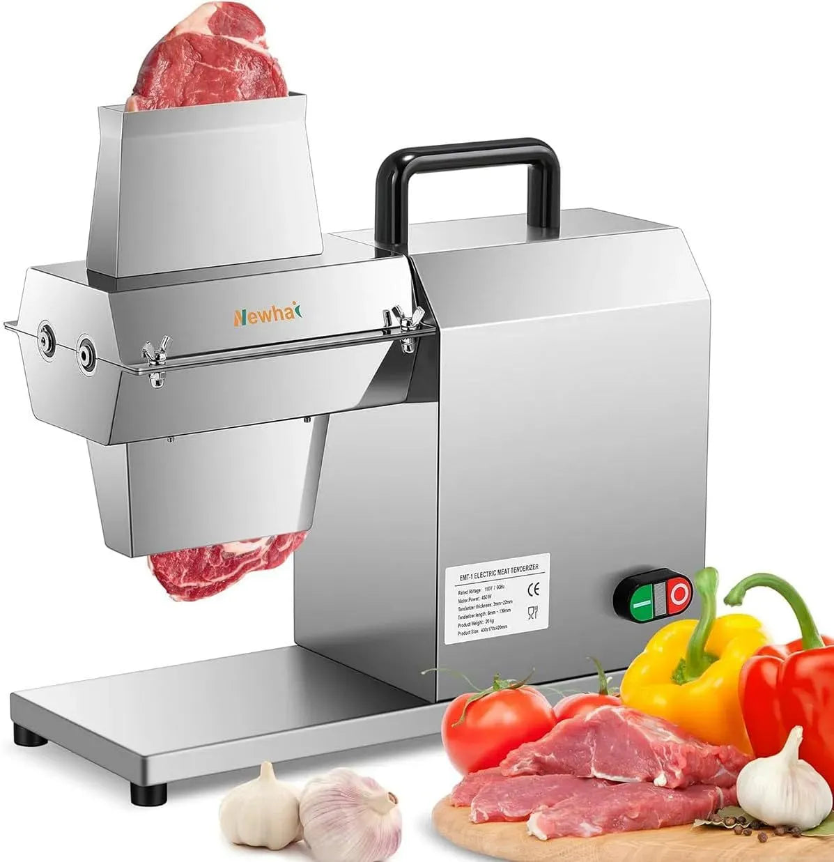 La Dinde, Pour Attendrir Le Bœuf, pour Hachoir à Viande Professionnel En Acier Inoxydable Robuste, Attendrisseur De Viande électrique 450 W, Le Poulet