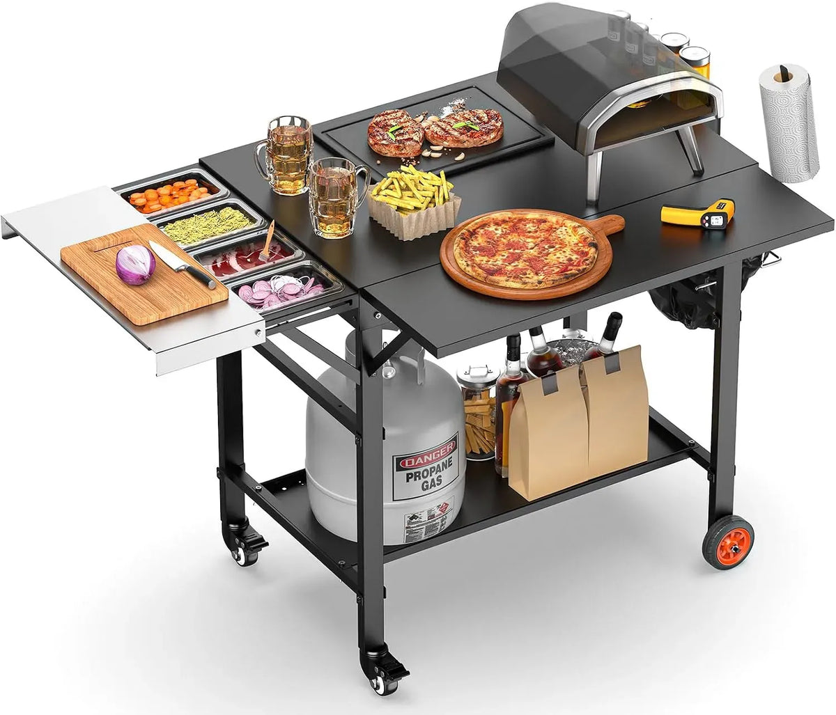 Ninja Four électrique à pizza, Support à pizza avec roues