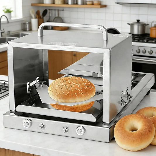 pour bagels, trancheuse à bagel commerciale avec lame en acier inoxydable, pour Trancheuse à pain pour pain fait maison, s'adapte jusqu'à 5,1 cm