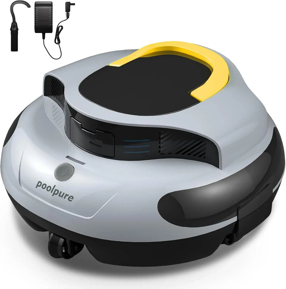 robot nettoyeur de piscine, 2 modes, sans fil, pour piscines hors sol