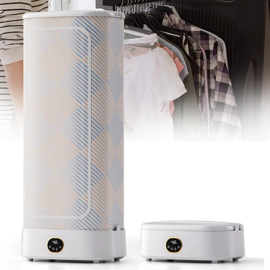 Sèche-linge, portable, minuteur, vapeur, Circulation d'air Chaud à 360°, Machine à Repasser à Vapeur